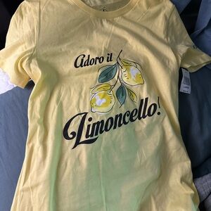 Yellow Limoncello Graphic T-Shirt